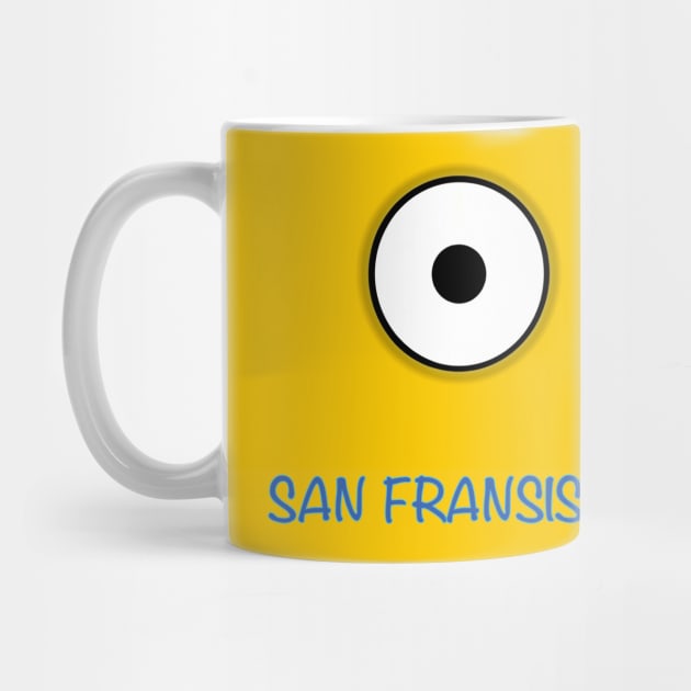 MINI YELLOW SAN FRANSISCO by LuckYA